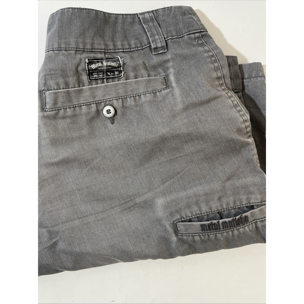 VTG Metal Mulisha shorts Men Distress Fade Skate Y2K Size 34